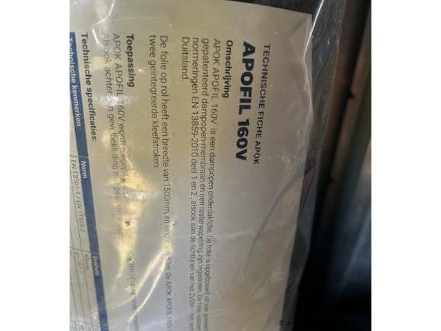 Rol onderdakfolie apofil 160v - afbeelding 2 van  2