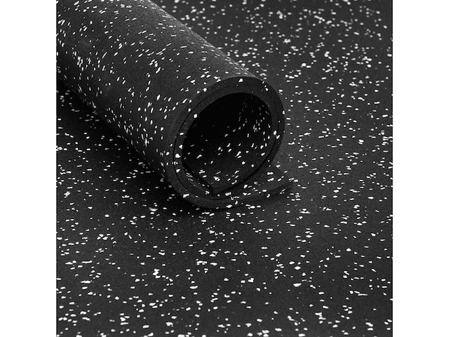 Rol rubberen mat 8mm dikte - 10 meter lang - rol rubberen mat 8mm dikte - 10 meter lang - various strength training - afbeelding 1 van  1