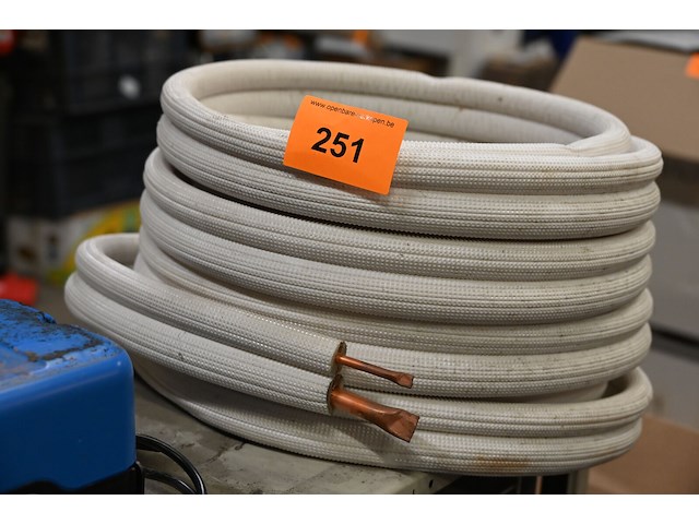 Rol voorgeisoleerde koperbuis voor airco installatie - afbeelding 1 van  1
