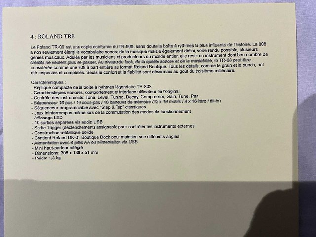 Roland tr-8 drumcomputer - afbeelding 3 van  3