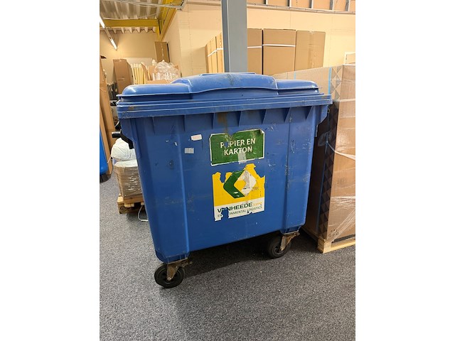 Rolcontainer - blauw - afbeelding 1 van  2