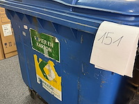 Rolcontainer - blauw - afbeelding 2 van  2
