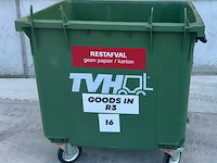 Rolcontainer 1100l zonder deksel - afbeelding 5 van  6