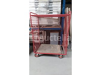 Rolcontainer rood - afbeelding 1 van  6