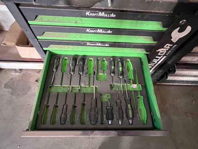 Rolgereedschappen wagen kraft muller met klein handgereedschap, rolgereedschappen wagen ultratoolz met klein handgereedschap (10,11) - afbeelding 3 van  14