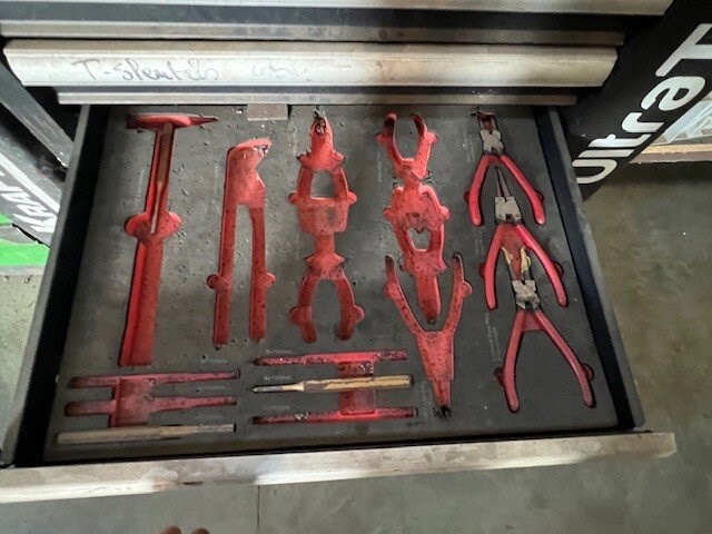 Rolgereedschappen wagen kraft muller met klein handgereedschap, rolgereedschappen wagen ultratoolz met klein handgereedschap (10,11) - afbeelding 6 van  14