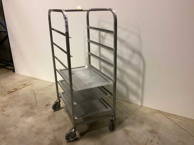 Rolkar alu 6 niveaus + 3 plateaus overige vleesverwerking - afbeelding 2 van  4