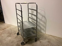 Rolkar alu 6 niveaus + 3 plateaus overige vleesverwerking - afbeelding 2 van  4