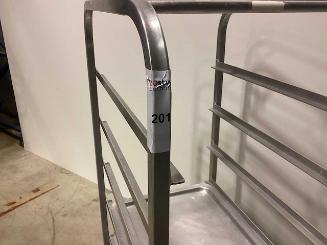 Rolkar alu 6 niveaus + 3 plateaus overige vleesverwerking - afbeelding 3 van  4