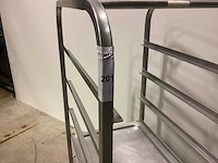 Rolkar alu 6 niveaus + 3 plateaus overige vleesverwerking - afbeelding 3 van  4