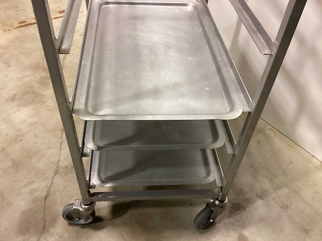 Rolkar alu 6 niveaus + 3 plateaus overige vleesverwerking - afbeelding 4 van  4