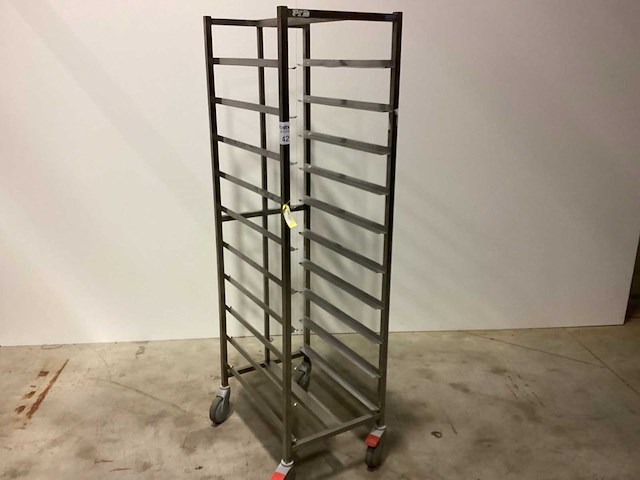 Rolkar rvs 400x600 10 leggers overige opslag en handling - afbeelding 1 van  4