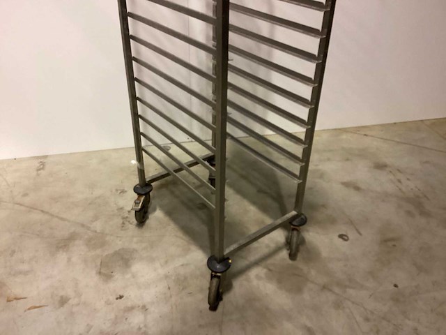 Rolkar rvs 400x600 14 leggers overige opslag en handling - afbeelding 2 van  3