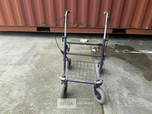 Rollator + mand - afbeelding 1 van  3