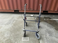 Rollator + mand - afbeelding 1 van  3