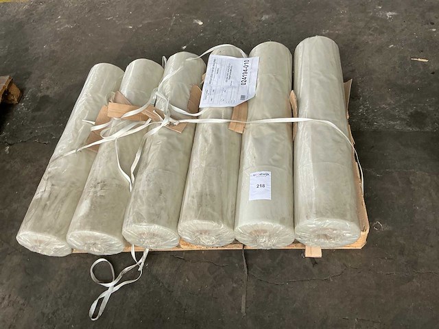 Rollen transparante zakken met zijvouw (6x) - afbeelding 1 van  2