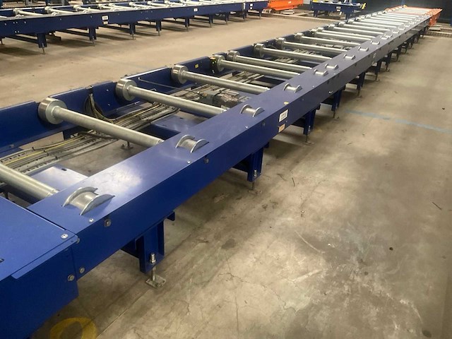 Rollenbaan/transportband 16 meter lang - afbeelding 17 van  22