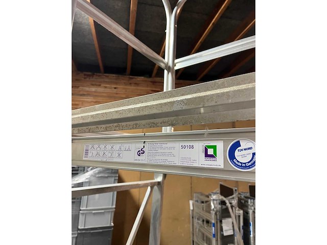 Rollende magazijntrap munk 50108 - afbeelding 2 van  3