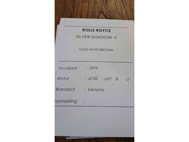 Rolls royce silver shadow ii, 1979 - afbeelding 27 van  45