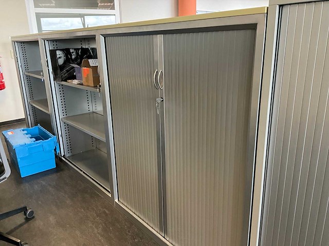 Rolluikkast met grijs bovenblad 120x140 (3x) - afbeelding 1 van  4