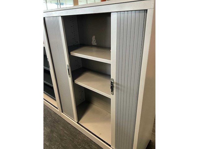 Rolluikkast met grijs bovenblad 120x146 (4x) - afbeelding 3 van  5