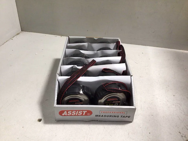 Rolmaat assist 3 meter metal case rolmaat - metal case (12x) - afbeelding 1 van  3