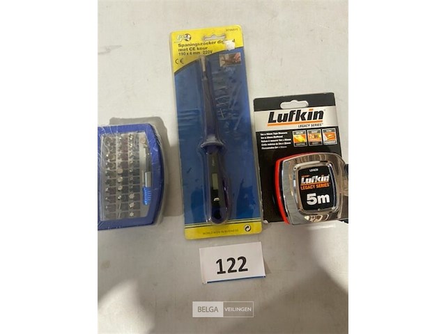 Rolmeter - spanningszoeker - 32 delige bitsenset - afbeelding 3 van  3