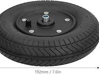 Rolstoel voorwiel - afbeelding 2 van  3