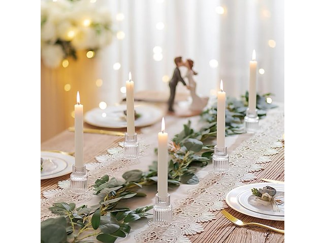 Romadedi glazen kandelaar - afbeelding 3 van  3