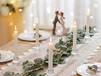 Romadedi glazen kandelaar - afbeelding 3 van  3