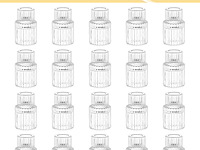 Romadedi glazen kandelaar - afbeelding 3 van  4