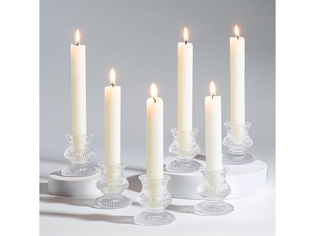 Romadedi glazen kandelaar - afbeelding 1 van  7