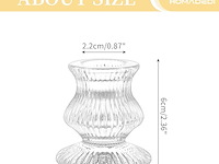 Romadedi glazen kandelaar - afbeelding 2 van  7