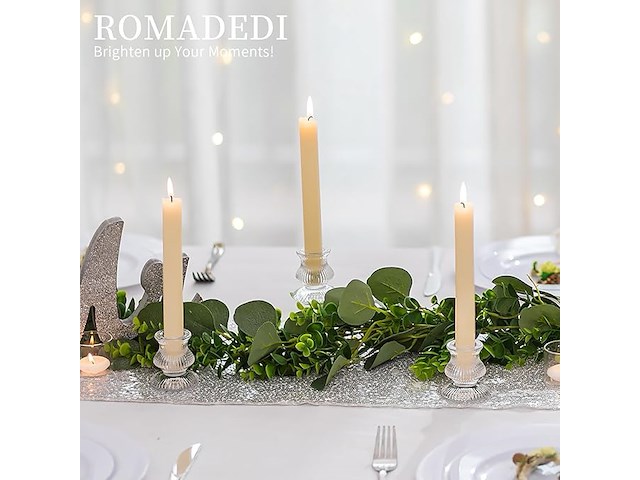 Romadedi glazen kandelaar - afbeelding 3 van  7