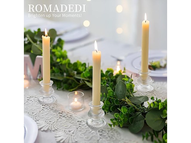 Romadedi glazen kandelaar - afbeelding 6 van  7