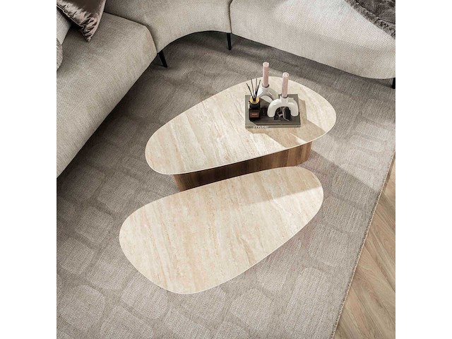Romano driehoekige salontafel set - afbeelding 2 van  5