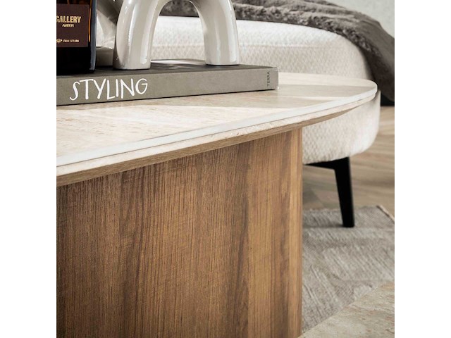 Romano driehoekige salontafel set - afbeelding 3 van  5