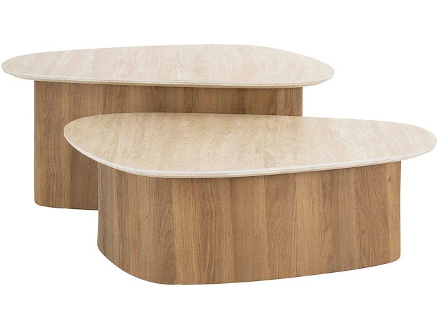 Romano driehoekige salontafel set - afbeelding 4 van  5