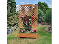 Romantica wandbalken met plantenbak