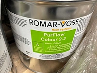 Romar-vos purflow color 2-3 grijs partij pur-gietvloer 2-componenten