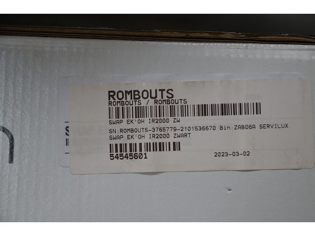 Rombouts espresso koffiezetapparaat ir2000 zwart (b420) - afbeelding 3 van  3
