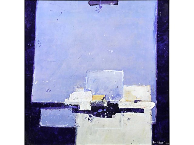 Ron van der werf - mixed media op paneel - 70x70 cm - afbeelding 1 van  1