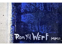 Ron van der werf - mixed media op paneel - 70x70 cm - afbeelding 2 van  6