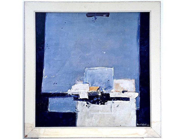 Ron van der werf - mixed media op paneel - 70x70 cm - afbeelding 6 van  6