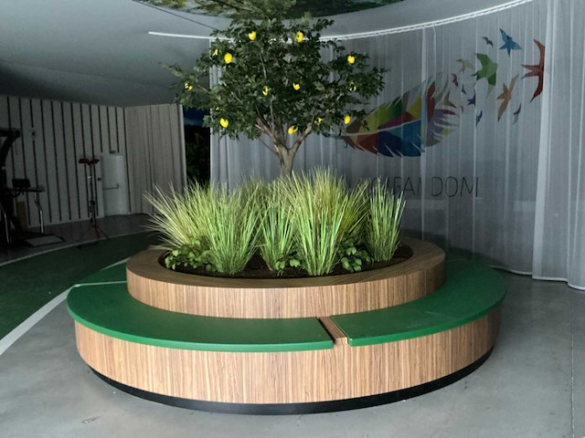 Rond bankstel - afbeelding 2 van  4