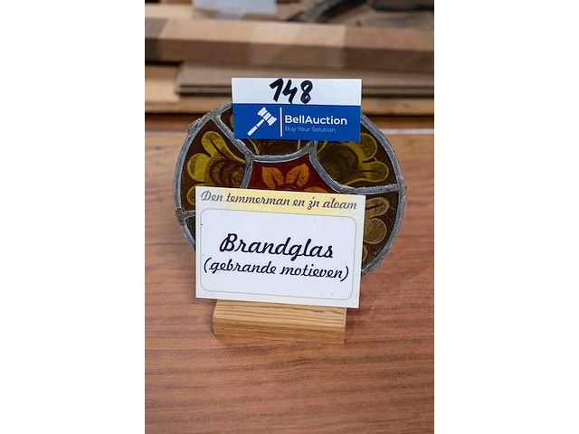Rond brandglaasje - afbeelding 1 van  2