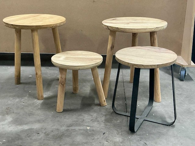 Rond salontafel (4x) - afbeelding 1 van  2