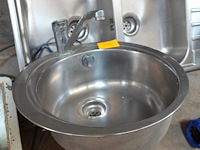 Ronde afwasbak inox diameter 48,5 cm - afbeelding 2 van  2