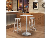 Ronde bartafel, hoge tafel met 360° draaibaar blad - afbeelding 2 van  8