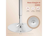 Ronde bartafel, hoge tafel met 360° draaibaar blad - afbeelding 6 van  8